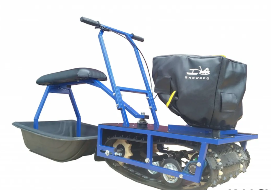 Мини-мотобуксировщик Альбатрос-М с фарой в Нижнем Новгороде