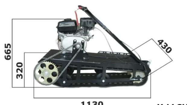 Мотобуксировщик XTREME-MOTORS "Конек-Горбунок" 6.5 л.с. в Нижнем Новгороде