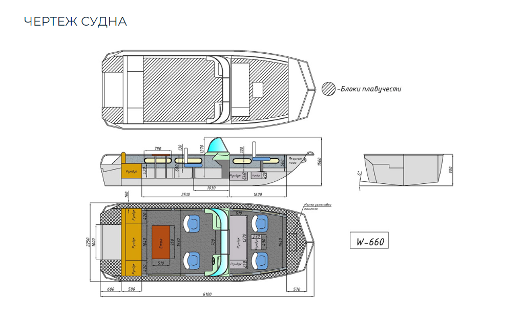 Алюминиевый катер Wyatboat-660 в Нижнем Новгороде