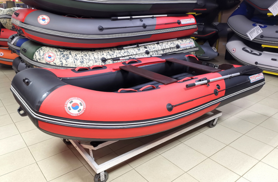 КОМПЛЕКТ Лодка MISHIMO PRO 350 + ЛОДОЧНЫЙ МОТОР MARLIN MP 9.9 (20) AMHS PRO в Нижнем Новгороде