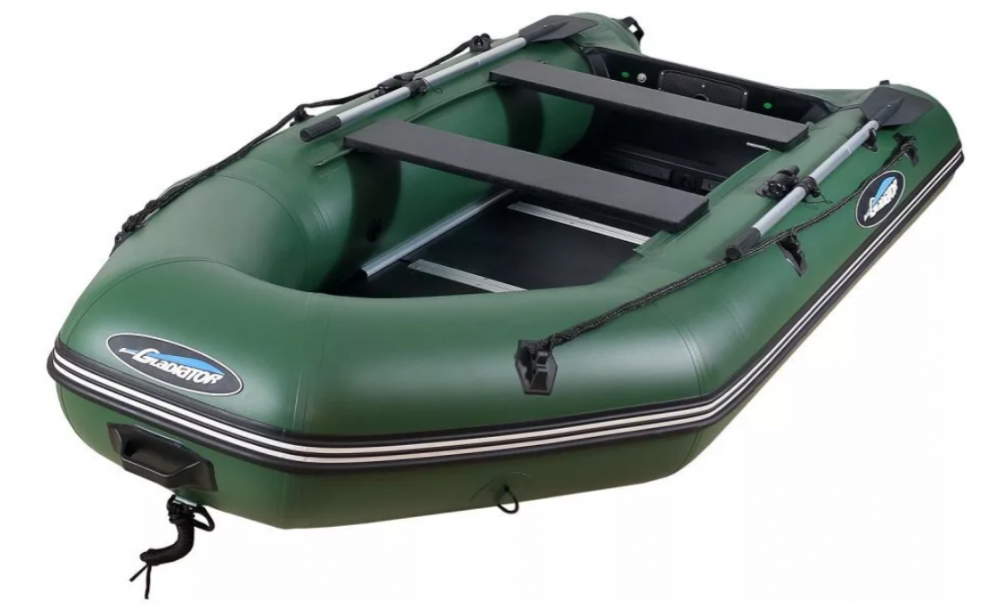 МОТОРНО-ГРЕБНАЯ ЛОДКА ПВХ GLADIATOR А 340 ТК С ФАНЕРНЫМ ПОЛОМ в Нижнем Новгороде