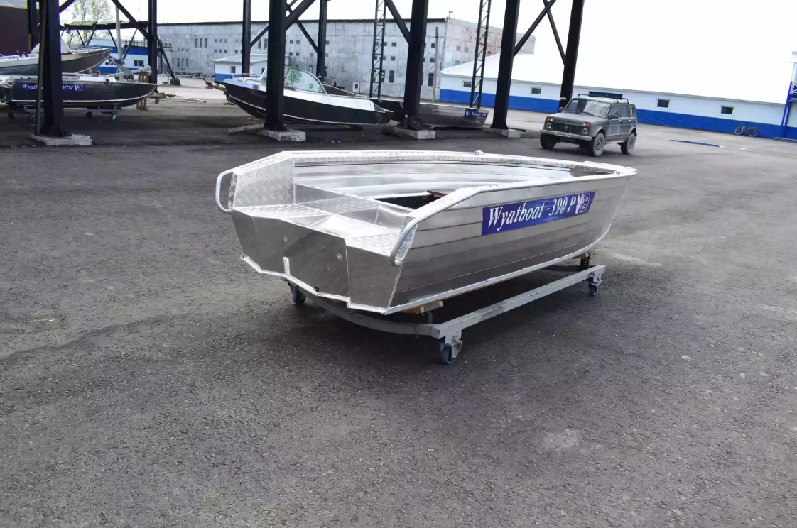 Алюминиевая лодка Wyatboat-390Р Увеличенный борт в Нижнем Новгороде