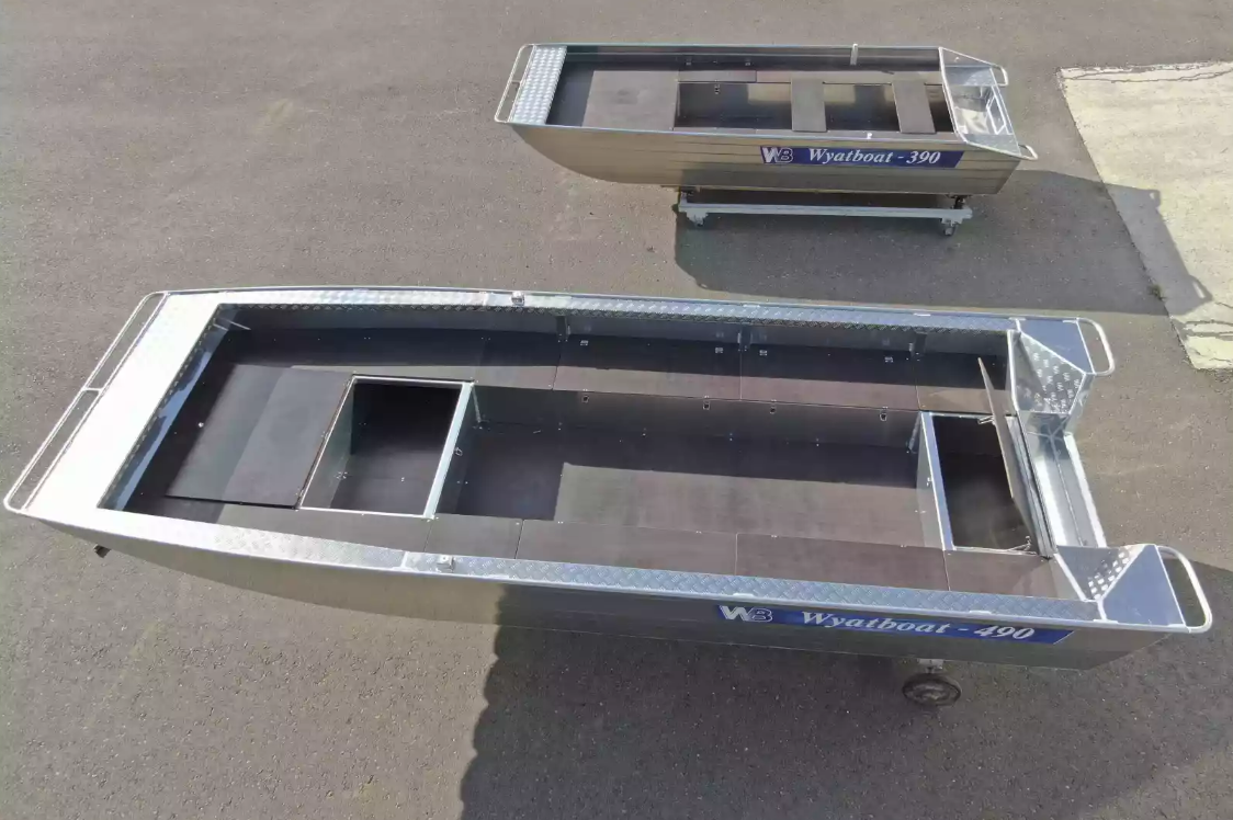 Алюминиевая лодка Wyatboat-490 Jonboat в Нижнем Новгороде