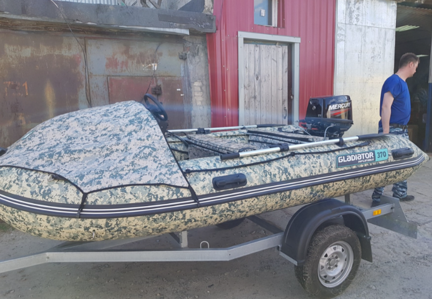 НАДУВНАЯ ЛОДКА GLADIATOR C370AL в Нижнем Новгороде