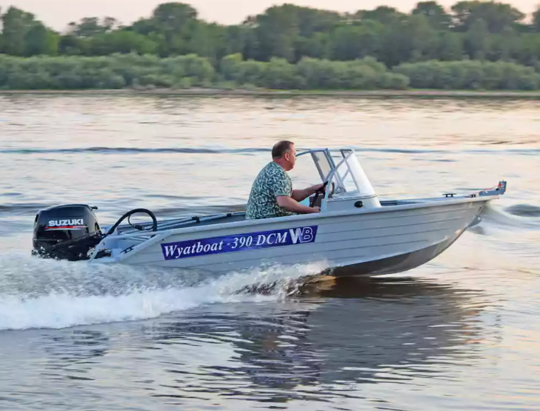 Алюминиевый катер Wyatboat-390 DCM в Нижнем Новгороде