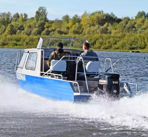Алюминиевый катер Неман 550 с каютой в Нижнем Новгороде