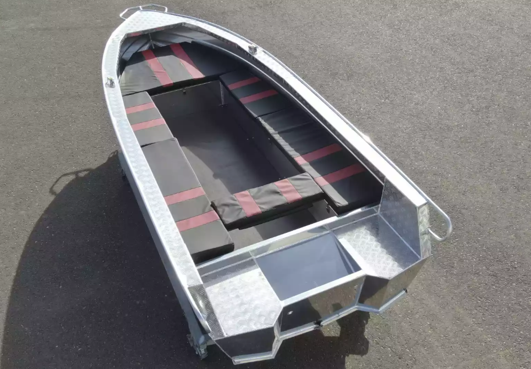 Алюминиевая лодка Wyatboat-390РМ увеличенный борт в Нижнем Новгороде