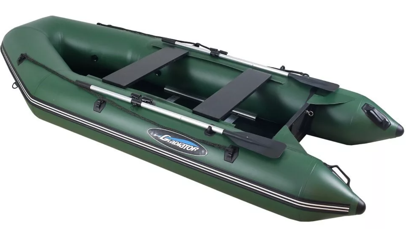 МОТОРНО-ГРЕБНАЯ ЛОДКА ПВХ GLADIATOR A 280 ТК С ФАНЕРНЫМ ДНОМ в Нижнем Новгороде