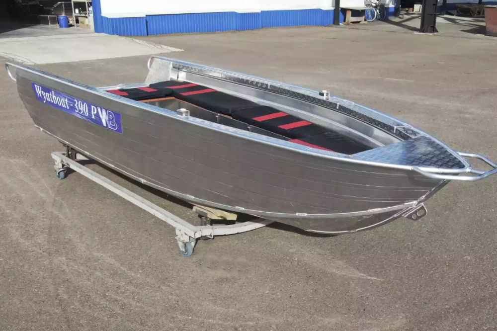 Алюминиевая лодка Wyatboat-390РМ увеличенный борт в Нижнем Новгороде