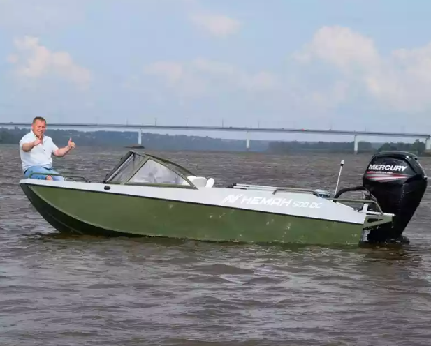 Алюминиевый катер Неман 500 DC водомёт в Нижнем Новгороде