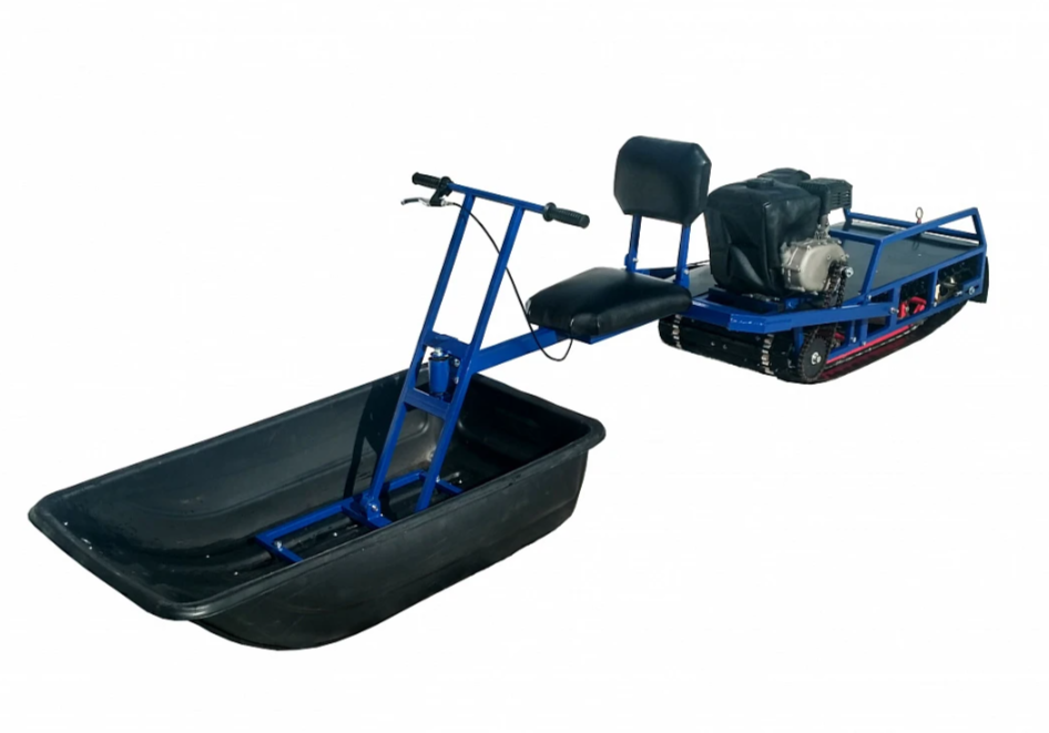 Мотобуксировщик толкач Альбатрос-XL8 с модулем. С фарой, склизы в Нижнем Новгороде