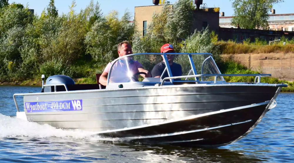 Алюминиевый катер Wyatboat-490 DCM в Нижнем Новгороде