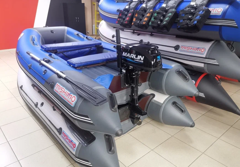 КОМПЛЕКТ ЛОДКА MISHIMO LITE 315 + МОТОР 5л.с в Нижнем Новгороде