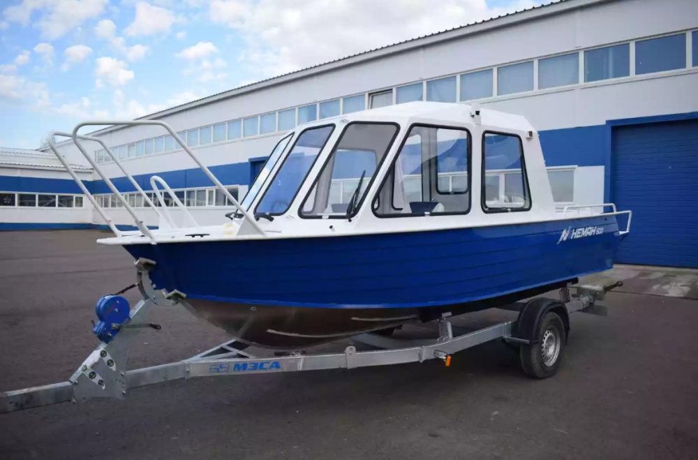 Алюминиевый катер Неман-500 (закрытая рубка) в Нижнем Новгороде