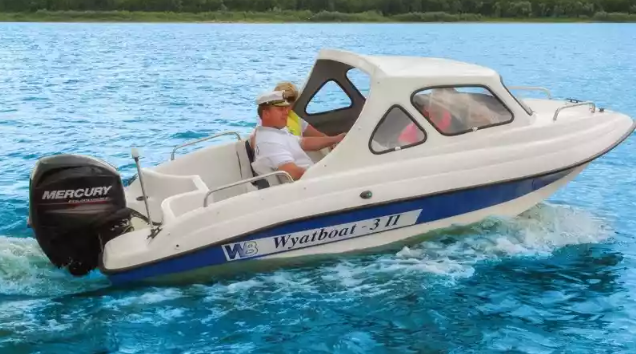 Стеклопластиковый катер Wyatboat-3 П (полурубка) в Нижнем Новгороде