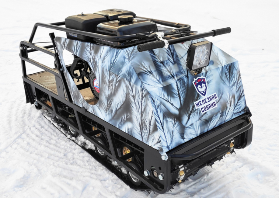 Мотобуксировщик Irondog (Железная собака) M500 20  Камуфляж Охотник в Нижнем Новгороде