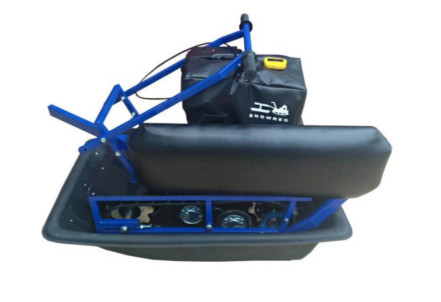 Мини-мотобуксировщик Альбатрос-М с фарой в Нижнем Новгороде