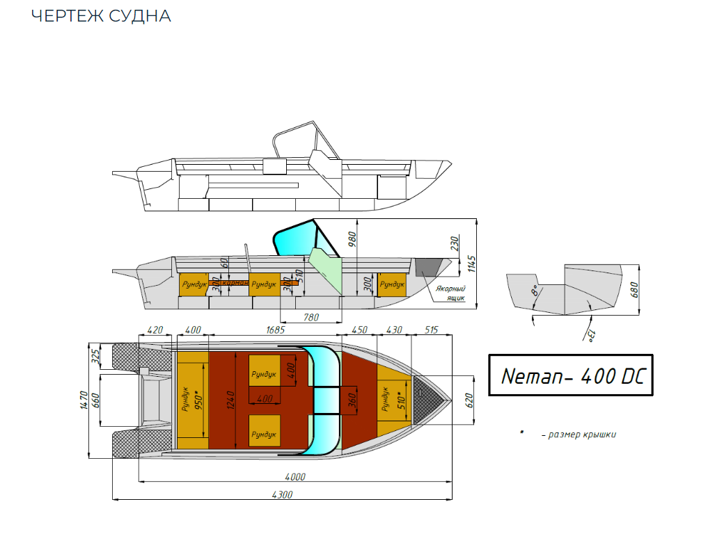 Алюминиевый катер Neman-400 DC в Нижнем Новгороде