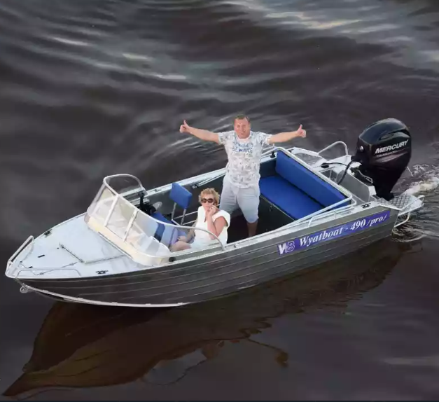 Алюминиевый катер Wyatboat-490 Pro в Нижнем Новгороде