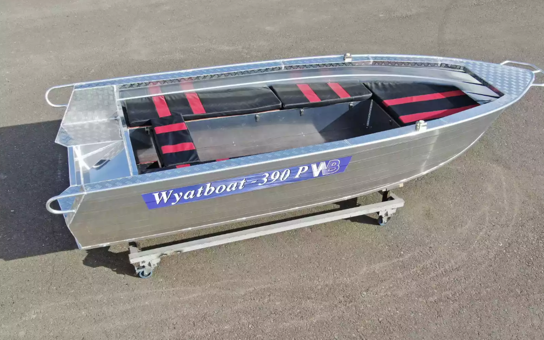 Алюминиевая лодка Wyatboat-390РМ увеличенный борт в Нижнем Новгороде