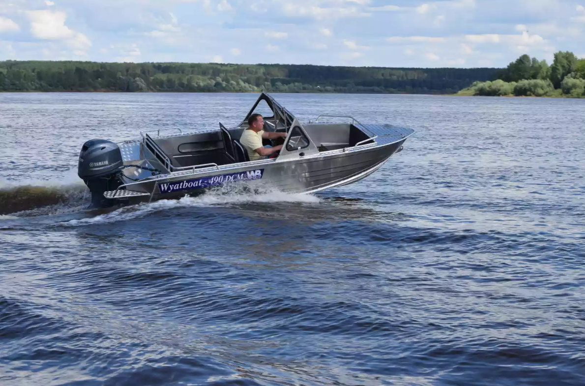 Алюминиевый катер Wyatboat-490 DCM Pro в Нижнем Новгороде