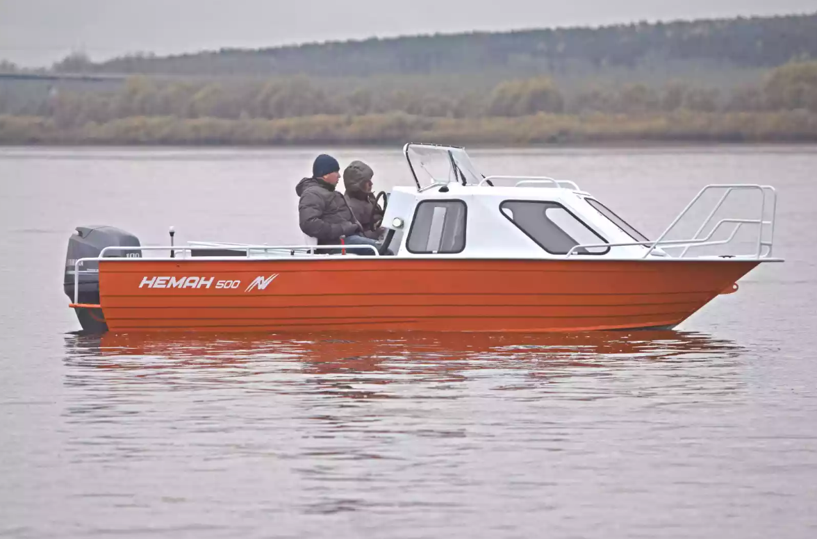 Алюминиевый катер Неман-500 (каютный) в Нижнем Новгороде