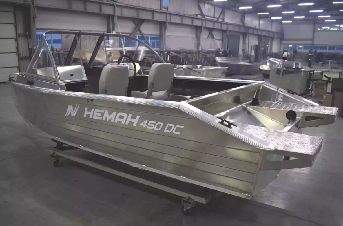 Алюминиевый катер Неман-450 DC NEW без покраски в Нижнем Новгороде