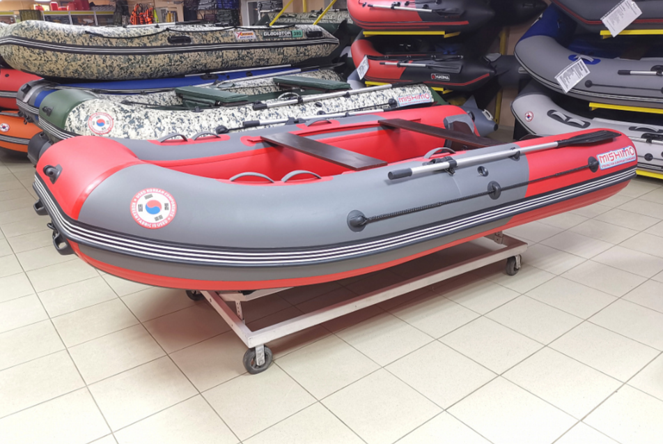 КОМПЛЕКТ Лодка MISHIMO PRO 350 + ЛОДОЧНЫЙ МОТОР MARLIN MP 9.9 (20) AMHS PRO в Нижнем Новгороде