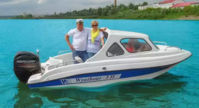 Стеклопластиковый катер Wyatboat-3 П (полурубка) в Нижнем Новгороде