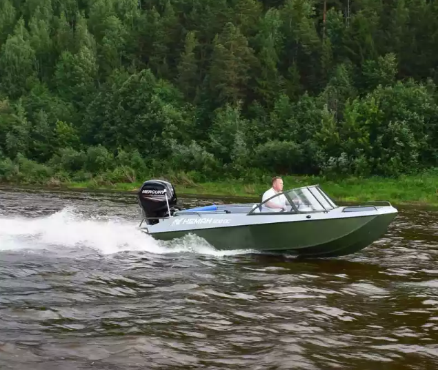 Алюминиевый катер Неман 500 DC водомёт в Нижнем Новгороде