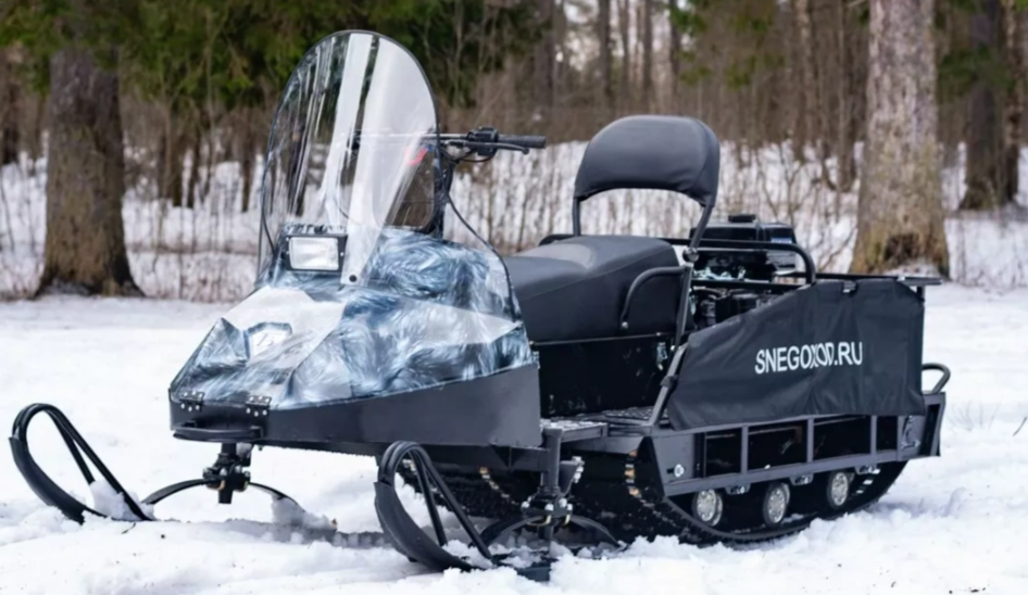 Миниснегоход Егерь Экспедитор 20 л.с. , реверс, тормоз, капот белый в Нижнем Новгороде