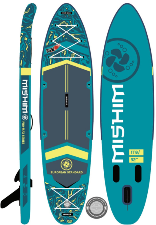 SUP (САП) Доска MISHIMO PRO-MAX Light Teal 11’ (335см) в Нижнем Новгороде