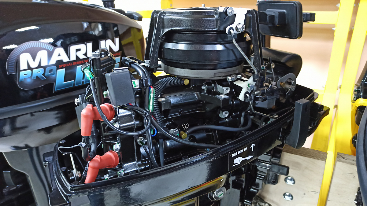 КОМПЛЕКТ Лодка MISHIMO PRO 350 + ЛОДОЧНЫЙ МОТОР MARLIN MP 9.9 (20) AMHS PRO в Нижнем Новгороде