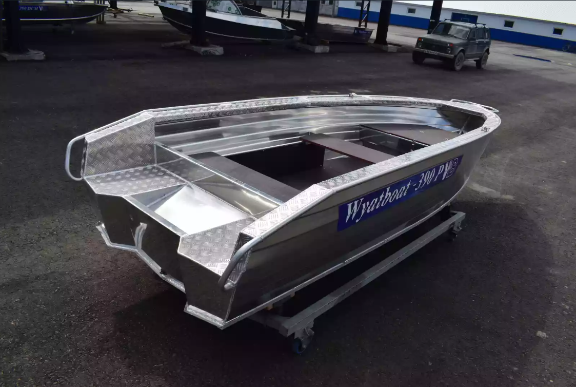 Алюминиевая лодка Wyatboat-390Р Увеличенный борт в Нижнем Новгороде