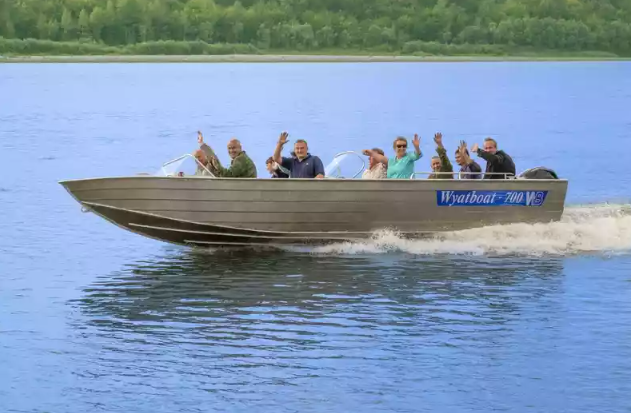 Алюминиевый катер Wyatboat-700 в Нижнем Новгороде