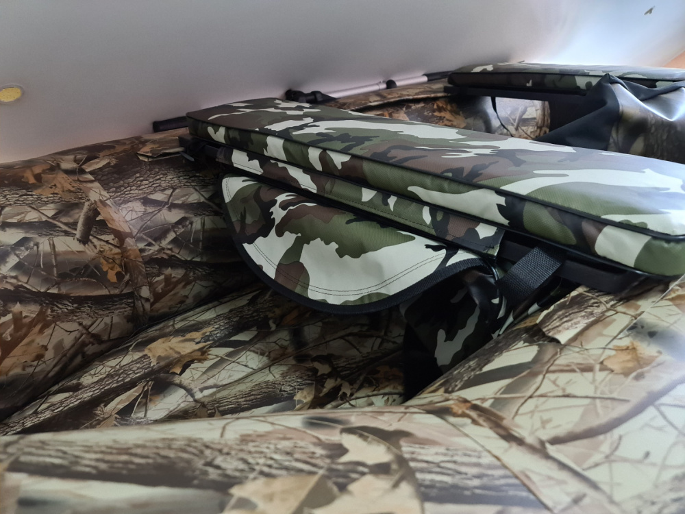 КОМПЛЕКТ МЯГКИХ НАКЛАДОК С СУМКОЙ ДЛЯ ЛОДОК 80Х20 КАМУФЛЯЖ в Нижнем Новгороде