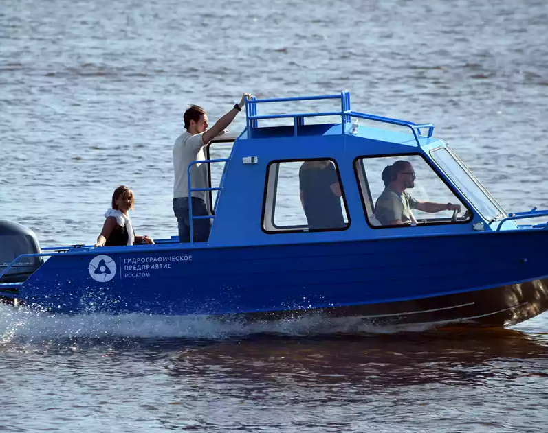 Алюминиевый катер Неман-500 (закрытая рубка) в Нижнем Новгороде