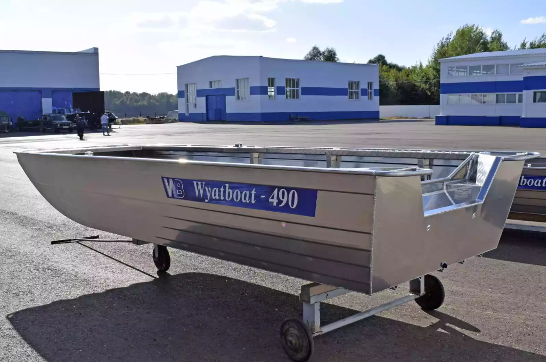 Алюминиевая лодка Wyatboat-490 Jonboat в Нижнем Новгороде