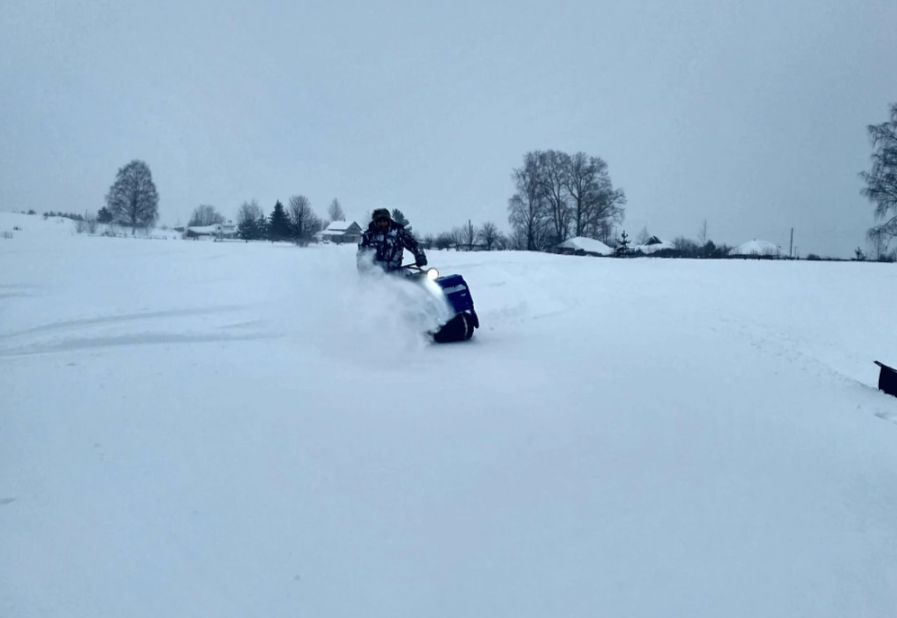 Мотобуксировщик Альбатрос-XLV 9 мини, тележки, 1250 мм в Нижнем Новгороде