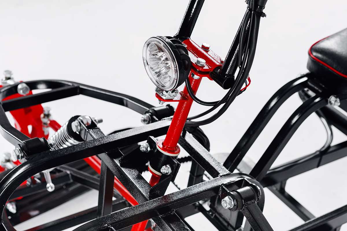 Лыжный модуль IKUDZO с подогревом ручек пластиковые лыжи в Нижнем Новгороде