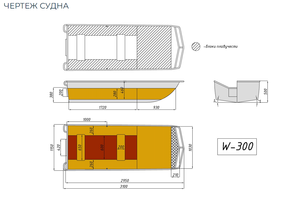 Алюминиевая лодка Wyatboat-300 в Нижнем Новгороде