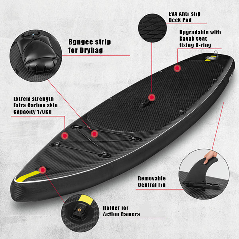 SUP (САП) ДОСКА MISHIMO CARBON DARKSIDE 11’ (335СМ) в Нижнем Новгороде