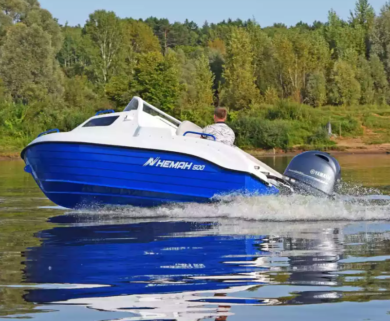 Комбинированный катер Neman-500 с каютой в Нижнем Новгороде