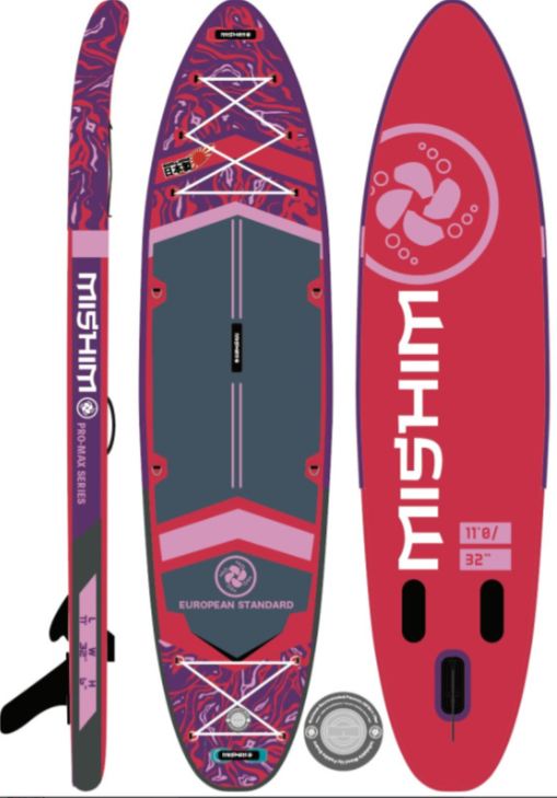 SUP (САП) Доска MISHIMO PRO-MAX Viva Magenta 10.8’ (330см) в Нижнем Новгороде