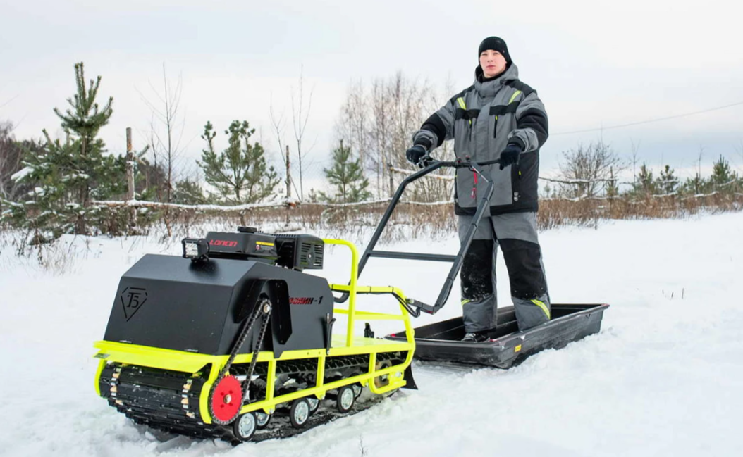 Мотобуксировщик Бурлак ХОЗЯИН-1 (капот ткань) в Нижнем Новгороде
