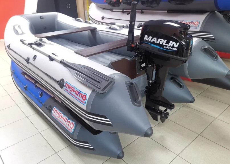 КОМПЛЕКТ ЛОДКА MISHIMO LITE 335 + МОТОР 9,8 Л.С. в Нижнем Новгороде