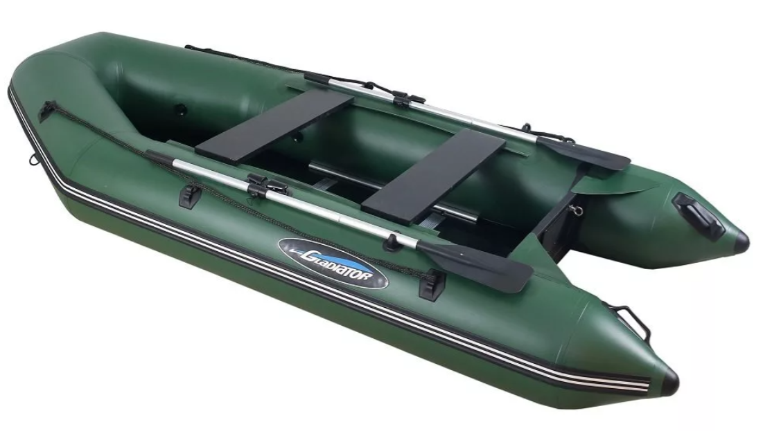 МОТОРНО-ГРЕБНАЯ ЛОДКА ПВХ GLADIATOR А 340 ТК С ФАНЕРНЫМ ПОЛОМ в Нижнем Новгороде