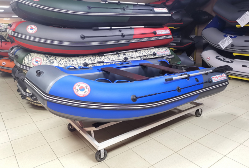 КОМПЛЕКТ Лодка MISHIMO PRO 350 + ЛОДОЧНЫЙ МОТОР MARLIN MP 9.9 (20) AMHS PRO в Нижнем Новгороде