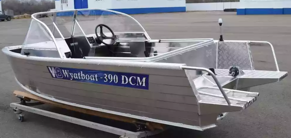 Алюминиевая лодка Wyatboat-390 DCM Увеличенный борт в Нижнем Новгороде