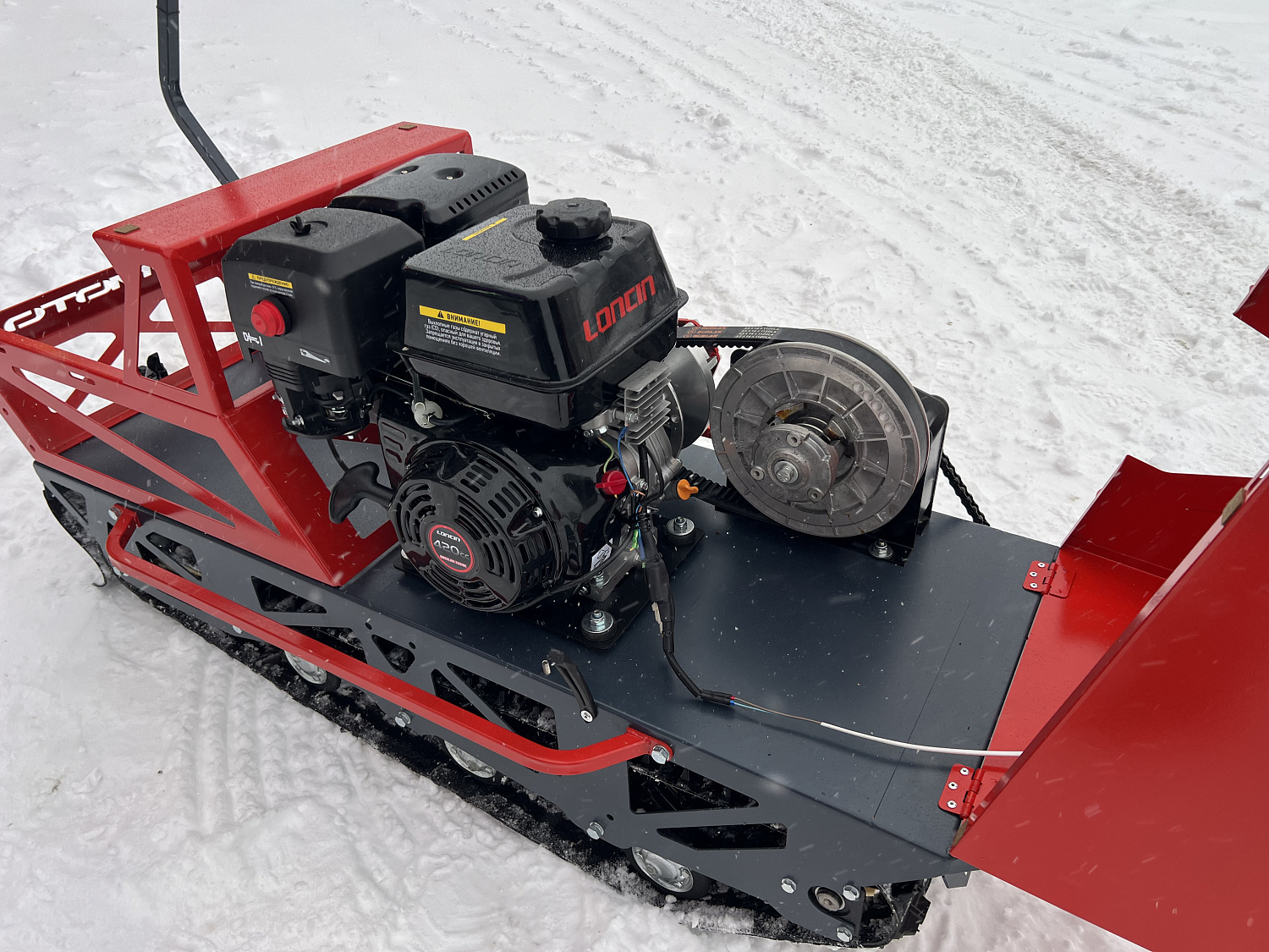 Мотобуксировщик EX-MOTO SNOWDOG S500 15л.с в Нижнем Новгороде